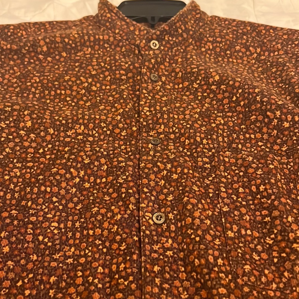Velvety men’s button up shirt by Zegna